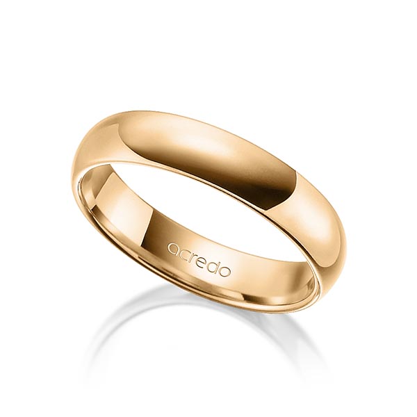 klassieke trouwring in roségoud 18 kt. van acredo - A-1296-8