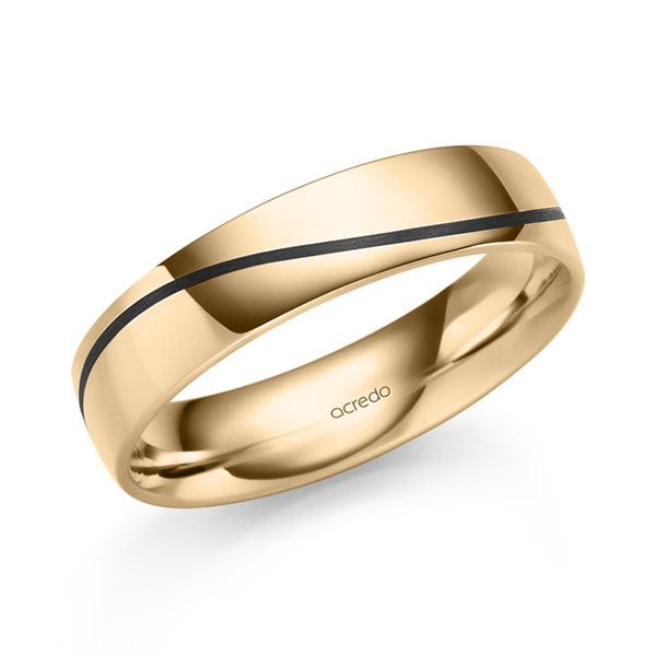 Klassieke trouwring in roségoud 18 kt. van acredo - S-1306-13 Klassieke trouwring in roségoud 18 kt. van acredo - S-1306-13