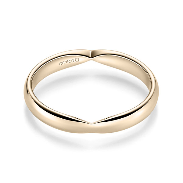 Klassieke trouwring in Signature Goud 585 van acredo