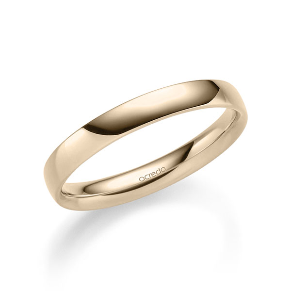 klassieke trouwring in Signature Goud 585 van acredo