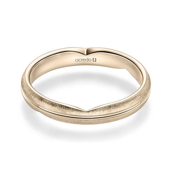 Klassieke trouwring in Signature Goud 585 van acredo