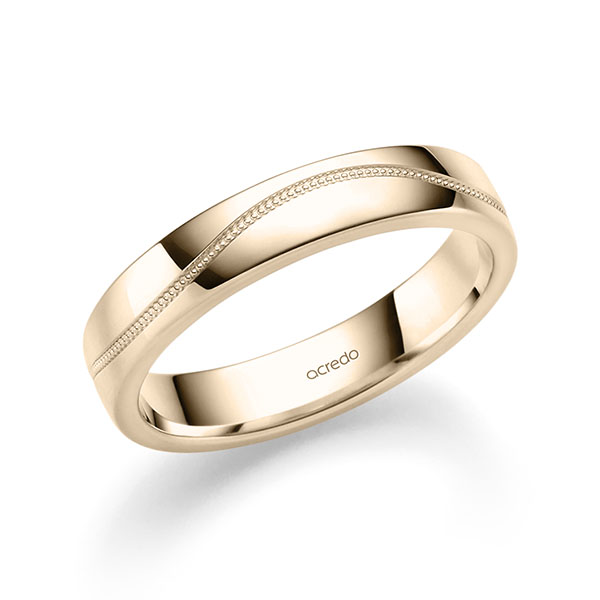 Klassieke trouwring in Signature Goud 585 van acredo - A-2385-13