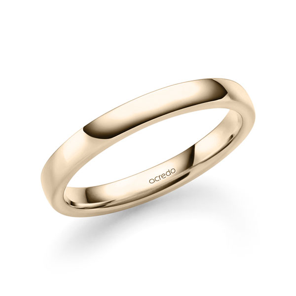 klassieke trouwring in Signature Goud 585 van acredo