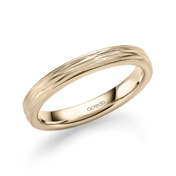 klassieke trouwring in Signature Goud 585 van acredo