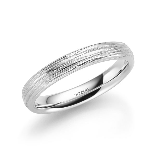 klassieke trouwring in witgoud 14 kt. van acredo - A-2312-11 klassieke trouwring in witgoud 14 kt. van acredo - A-2312-11