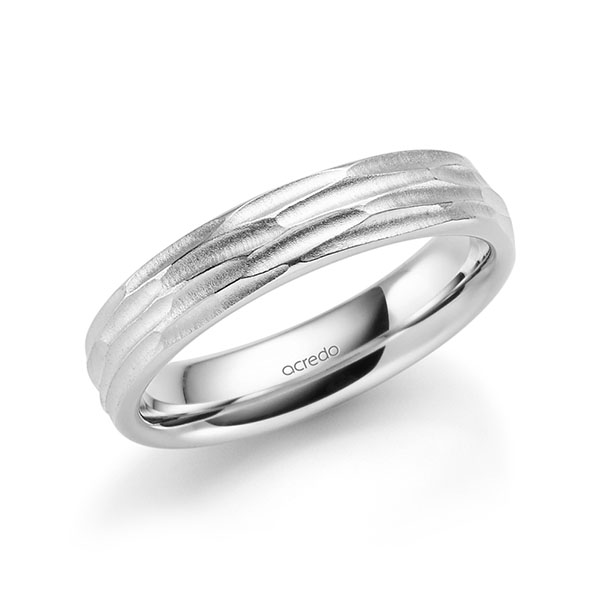 klassieke trouwring in witgoud 14 kt. van acredo - A-2314-11 klassieke trouwring in witgoud 14 kt. van acredo - A-2314-11
