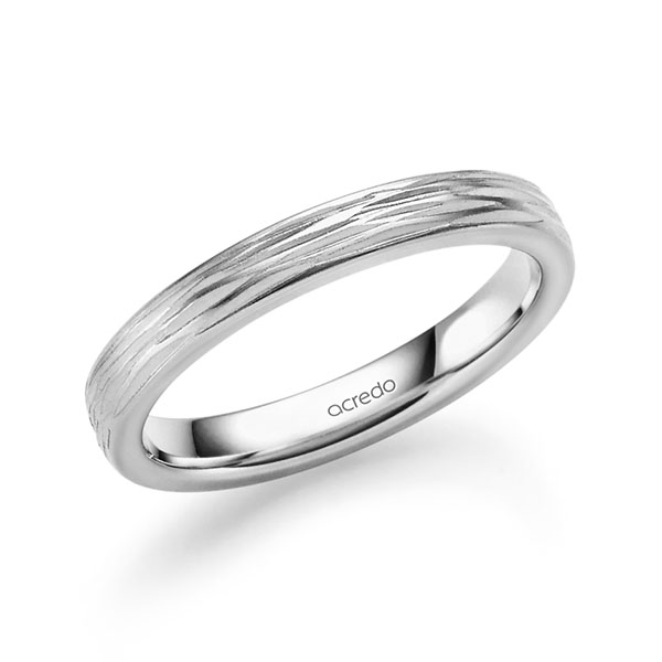 klassieke trouwring in witgoud 14 kt. van acredo - A-2392-11 klassieke trouwring in witgoud 14 kt. van acredo - A-2392-11