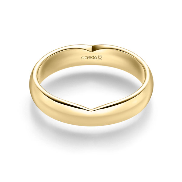 klassischer Trauring/Ehering in Gelbgold 375 von acredo - A-2330-13