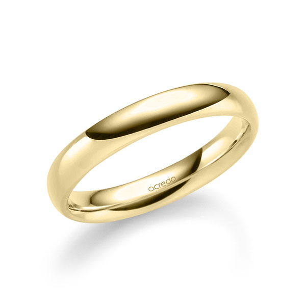 klassischer Trauring/Ehering in Gelbgold 375 von acredo - A-2344-16 klassischer Trauring/Ehering in Gelbgold 375 von acredo - A-2344-16
