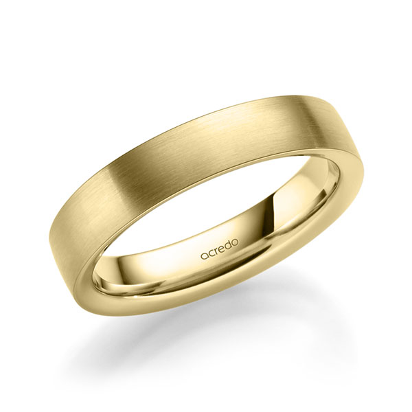 klassischer Trauring/Ehering in Gelbgold 585 von acredo