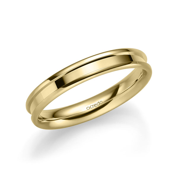 klassischer Trauring/Ehering in Gelbgold 585 von acredo - A-2208-6 klassischer Trauring/Ehering in Gelbgold 585 von acredo - A-2208-6