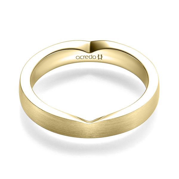 klassischer Trauring/Ehering in Gelbgold 585 von acredo