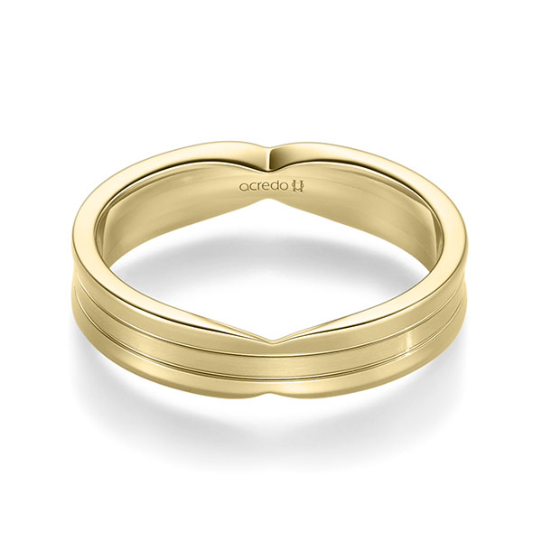 klassischer Trauring/Ehering in Gelbgold 585 von acredo - A-2362-33