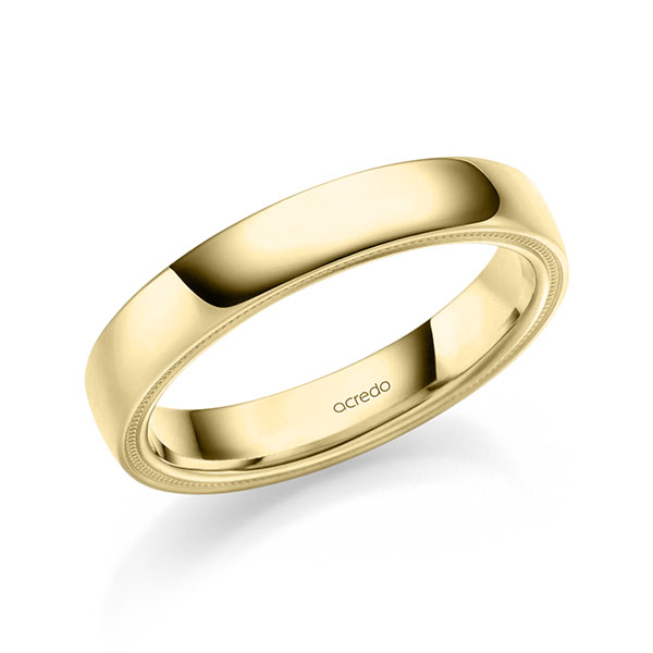 klassischer Trauring/Ehering in Gelbgold 585 von acredo - A-2384-15 klassischer Trauring/Ehering in Gelbgold 585 von acredo - A-2384-15