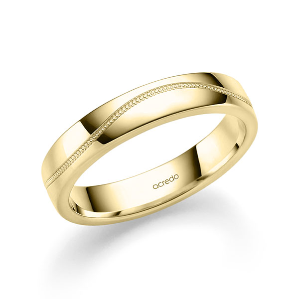klassischer Trauring/Ehering in Gelbgold 585 von acredo - A-2385-15 klassischer Trauring/Ehering in Gelbgold 585 von acredo - A-2385-15