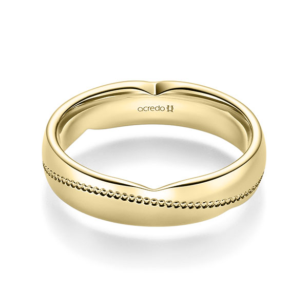 klassischer Trauring/Ehering in Gelbgold 585 von acredo - A-2394-15 klassischer Trauring/Ehering in Gelbgold 585 von acredo - A-2394-15