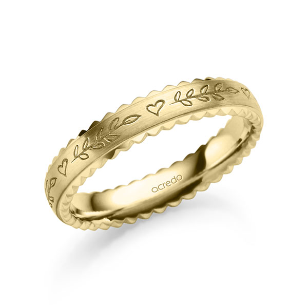 klassischer Trauring/Ehering in Gelbgold 585 von acredo - A-2400-19 klassischer Trauring/Ehering in Gelbgold 585 von acredo - A-2400-19