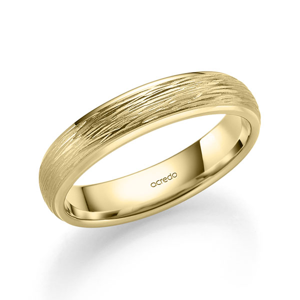 klassischer Trauring/Ehering in Gelbgold 585 von acredo - A-2412-15 klassischer Trauring/Ehering in Gelbgold 585 von acredo - A-2412-15