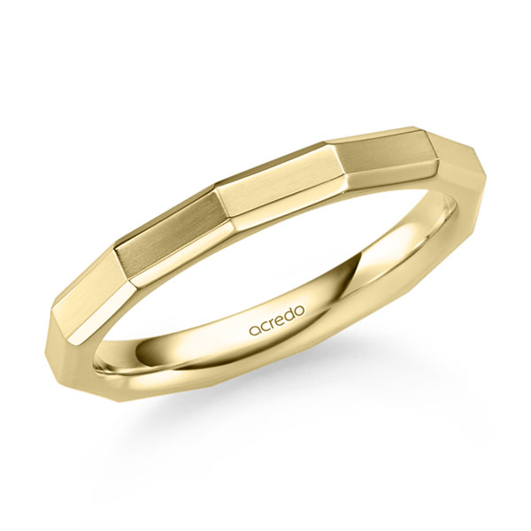klassischer Trauring/Ehering in Gelbgold 585 von acredo - A-2567-4 klassischer Trauring/Ehering in Gelbgold 585 von acredo - A-2567-4