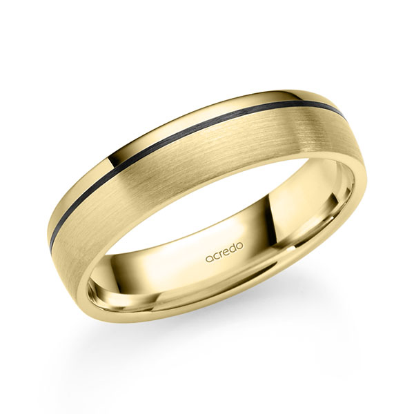 klassischer Trauring/Ehering in Gelbgold 585 von acredo - S-1305-27