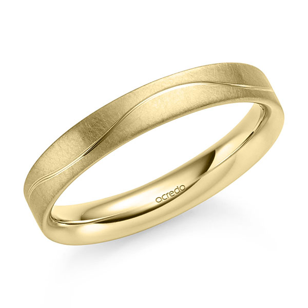 klassischer Trauring/Ehering in Gelbgold 585 von acredo - S-1370-4 klassischer Trauring/Ehering in Gelbgold 585 von acredo - S-1370-4