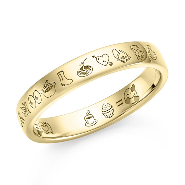 klassischer Trauring/Ehering in Gelbgold 585 von acredo - S-1497-1 klassischer Trauring/Ehering in Gelbgold 585 von acredo - S-1497-1