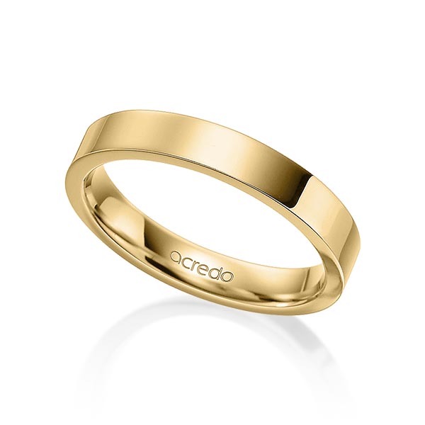 klassischer Trauring/Ehering in Gelbgold 750 von acredo - A-1594-7
