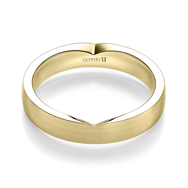 klassischer Trauring/Ehering in Gelbgold 750 von acredo - A-2244-12