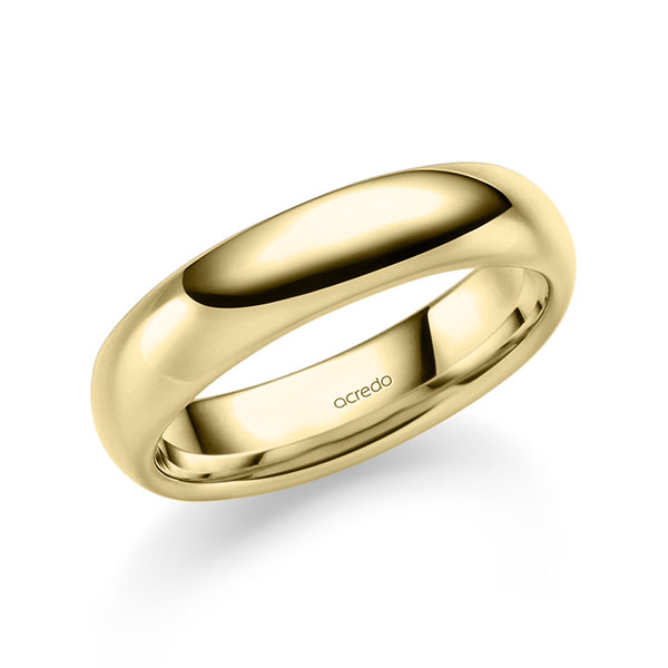 klassischer Trauring/Ehering in Gelbgold 750 von acredo - A-2387-15 klassischer Trauring/Ehering in Gelbgold 750 von acredo - A-2387-15