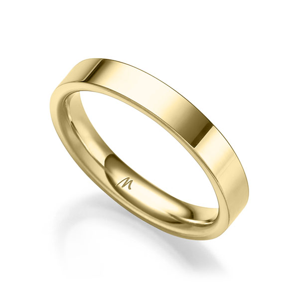 klassischer Trauring/Ehering in Gelbgold 750 von Merii - M-1334-2 klassischer Trauring/Ehering in Gelbgold 750 von Merii - M-1334-2