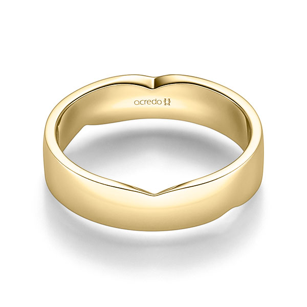 klassischer Trauring/Ehering in Gelbgold 916 von acredo - A-2255-15
