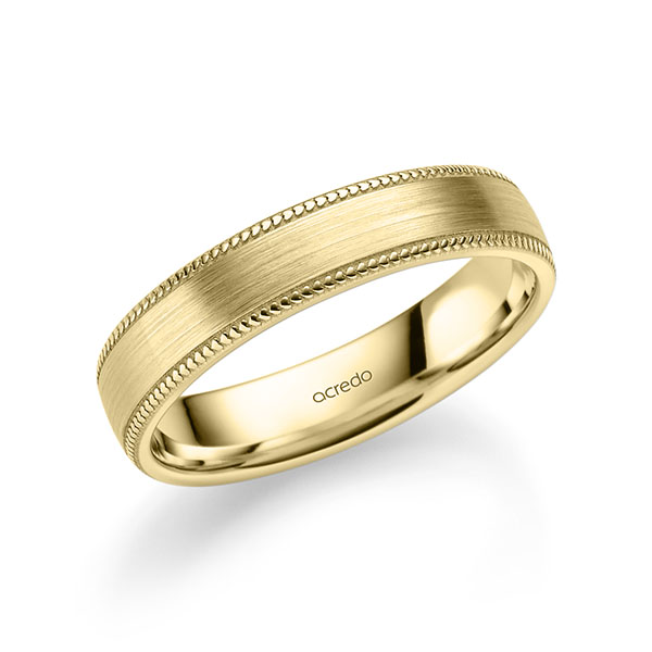 klassischer Trauring/Ehering in Gelbgold 916 von acredo - A-2376-27 klassischer Trauring/Ehering in Gelbgold 916 von acredo - A-2376-27
