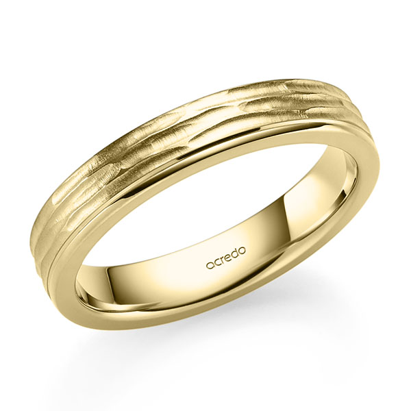 klassischer Trauring/Ehering in Gelbgold 916 von acredo - A-2410-14