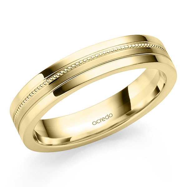 klassischer Trauring/Ehering in Gelbgold 916 von acredo - S-1319-4 klassischer Trauring/Ehering in Gelbgold 916 von acredo - S-1319-4