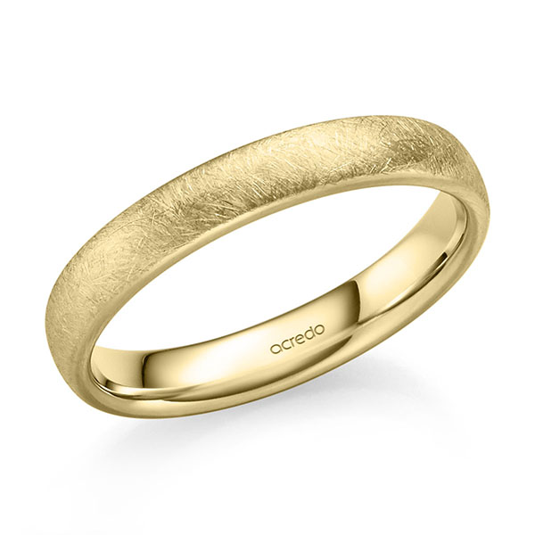 klassischer Trauring/Ehering in Gelbgold 916 von acredo - S-1352-4