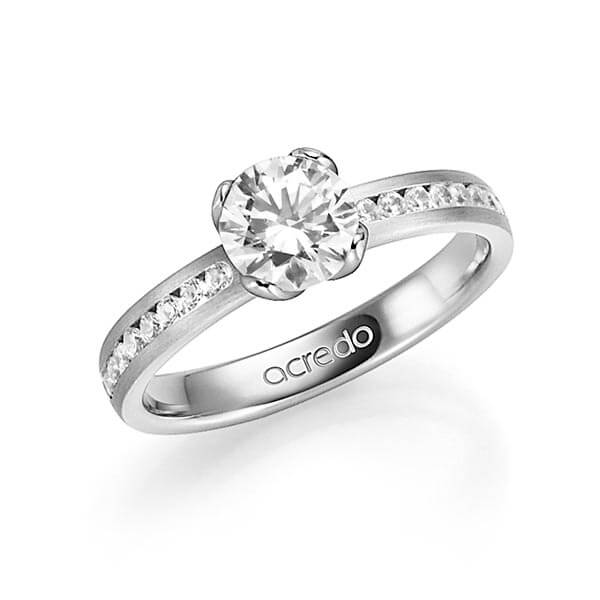 klassischer Trauring/Ehering in Graugold 585 mit 1 ct. + zus. 0,24 ct. Brillant tw, si tw, vs von acredo - A-1339-3 klassischer Trauring/Ehering in Graugold 585 mit 1 ct. + zus. 0,24 ct. Brillant tw, si tw, vs von acredo - A-1339-3