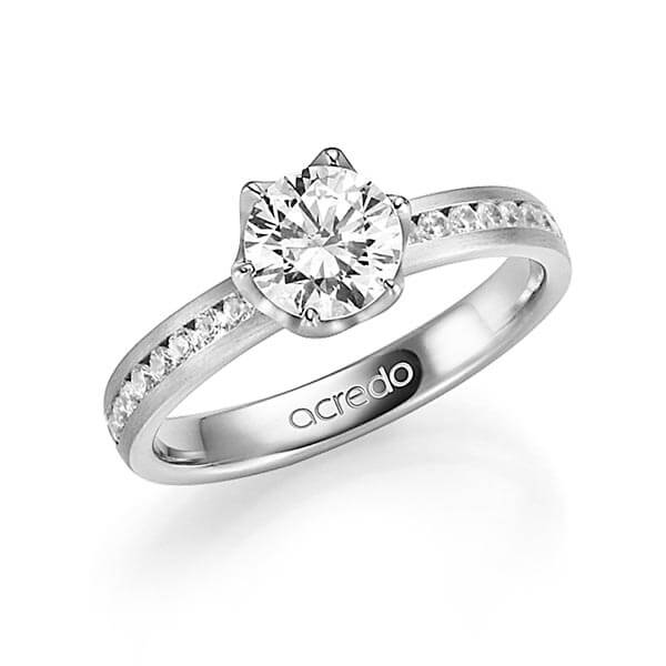 klassischer Trauring/Ehering in Graugold 585 mit 1 ct. + zus. 0,24 ct. Brillant tw, si tw, vs von acredo - A-1343-3 klassischer Trauring/Ehering in Graugold 585 mit 1 ct. + zus. 0,24 ct. Brillant tw, si tw, vs von acredo - A-1343-3