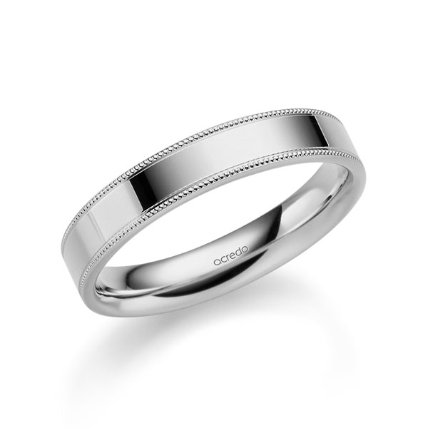 klassischer Trauring/Ehering in Graugold 585 von acredo