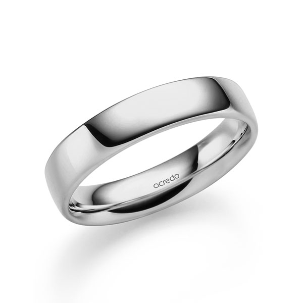 klassischer Trauring/Ehering in Graugold 585 von acredo