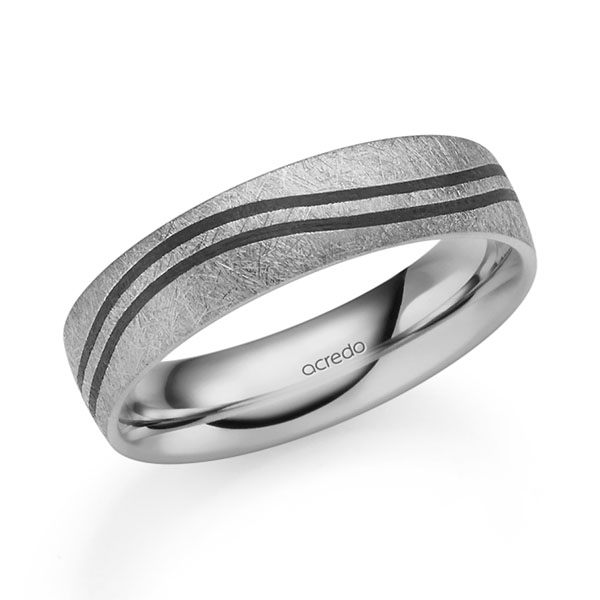 klassischer Trauring/Ehering in Graugold 585 von acredo klassischer Trauring/Ehering in Graugold 585 von acredo