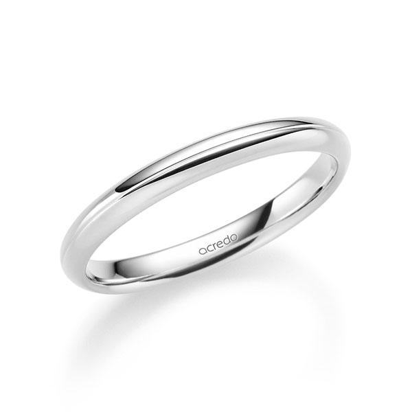 klassischer Trauring/Ehering in Palladium 950 von acredo - A-2341-18 klassischer Trauring/Ehering in Palladium 950 von acredo - A-2341-18