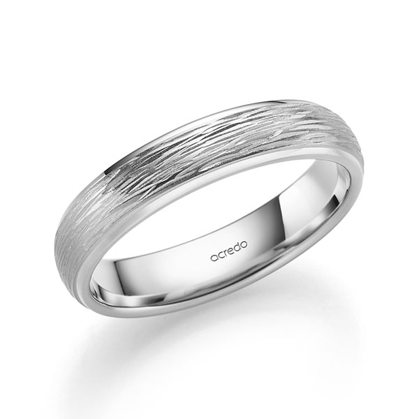 klassischer Trauring/Ehering in Palladium 950 von acredo - A-2412-18