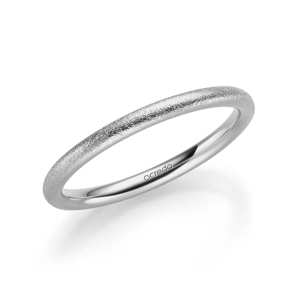 klassischer Trauring/Ehering in Platin-Palladium 600 von acredo - A-2309-12