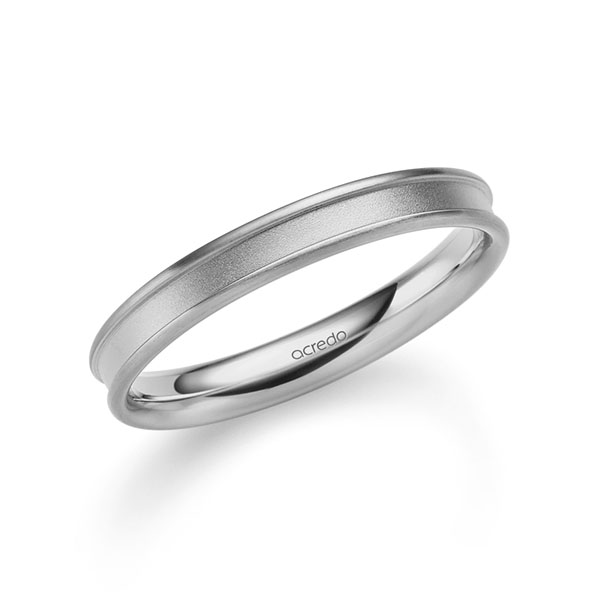 klassischer Trauring/Ehering in Platin-Palladium 600 von acredo - A-2368-35 klassischer Trauring/Ehering in Platin-Palladium 600 von acredo - A-2368-35