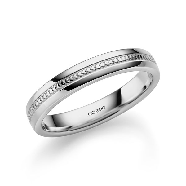 klassischer Trauring/Ehering in Platin-Palladium 600 von acredo - A-2379-2 klassischer Trauring/Ehering in Platin-Palladium 600 von acredo - A-2379-2