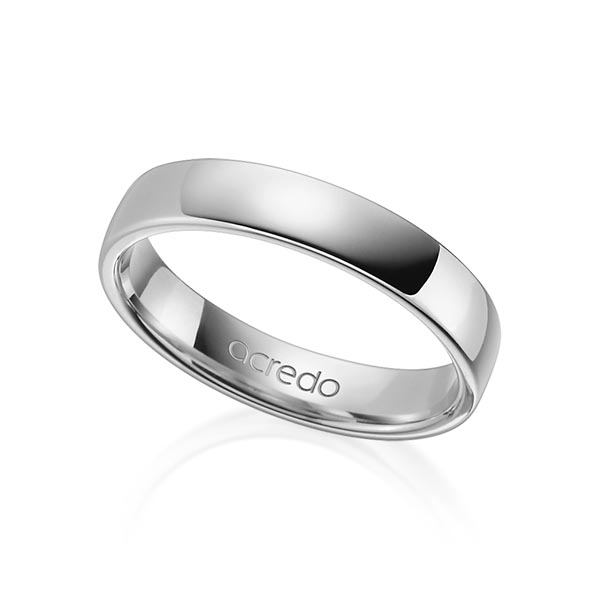 klassischer Trauring/Ehering in Platin 600 von acredo - A-1281-3