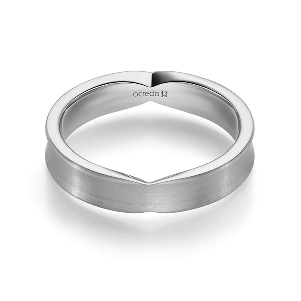 klassischer Trauring/Ehering in Platin 600 von acredo - A-2331-18
