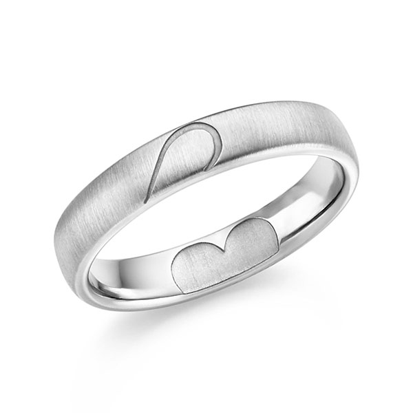 klassischer Trauring/Ehering in Platin 600 von acredo - S-1494-2 klassischer Trauring/Ehering in Platin 600 von acredo - S-1494-2