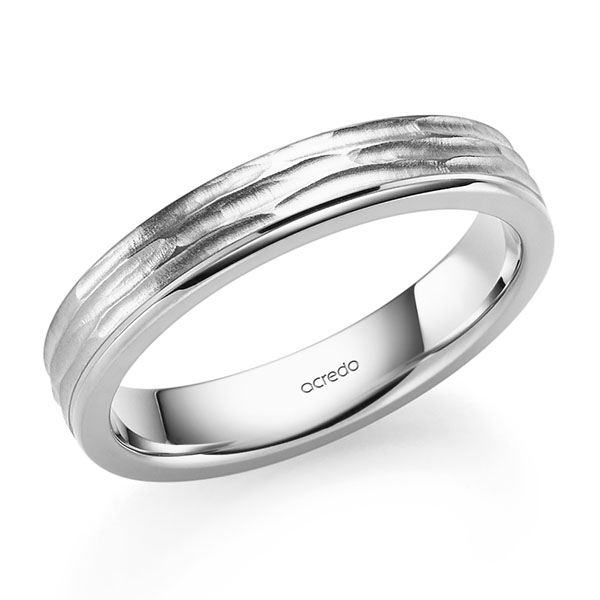 klassischer Trauring/Ehering in Platin 950 von acredo - A-2410-17