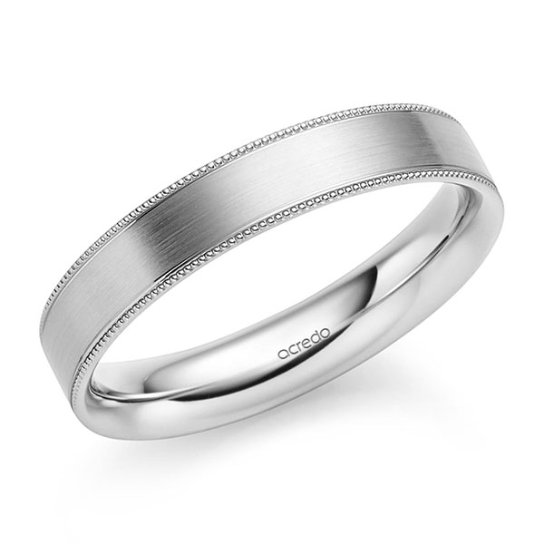 klassischer Trauring/Ehering in Platin 950 von acredo - S-1372-1